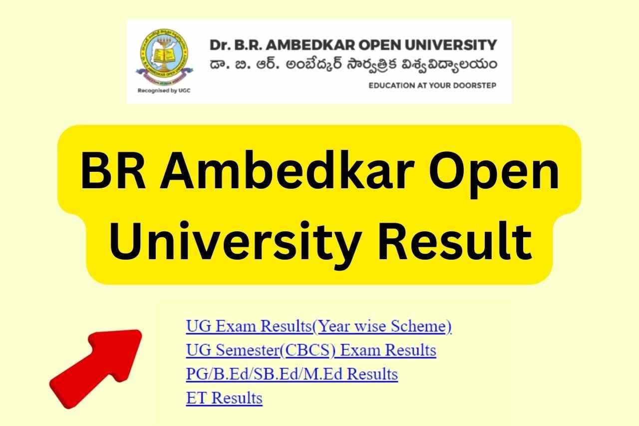 BRAOU Result 2024 Declared Dr. BR Ambedkar Open University Results