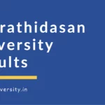 Bharathidasan University Results